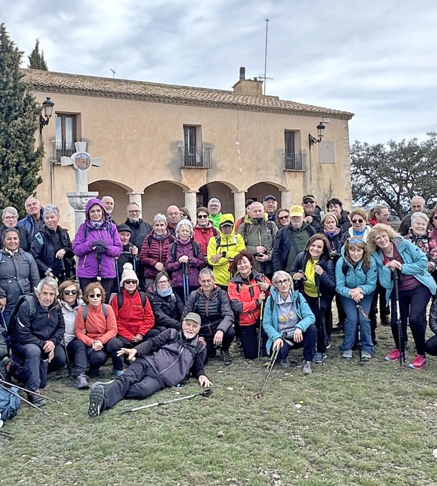 Grup de caminants a Cinctorres